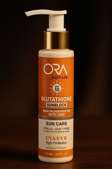 ORA Glutathione Sunblock SPF 50 – 76ml - My Store