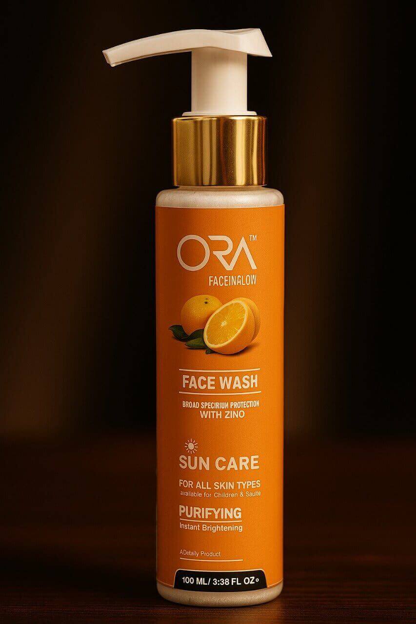 ORA Vitamin C Face Wash with Zinc – Deep Clean & Glow | 100ml - My Store