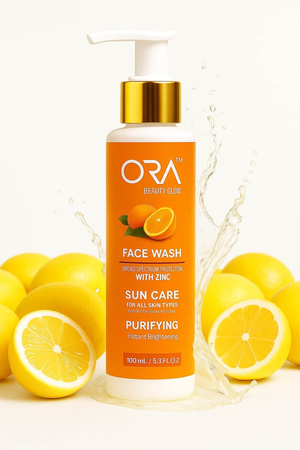ORA Vitamin C Face Wash with Zinc – Deep Clean & Glow | 100ml - My Store